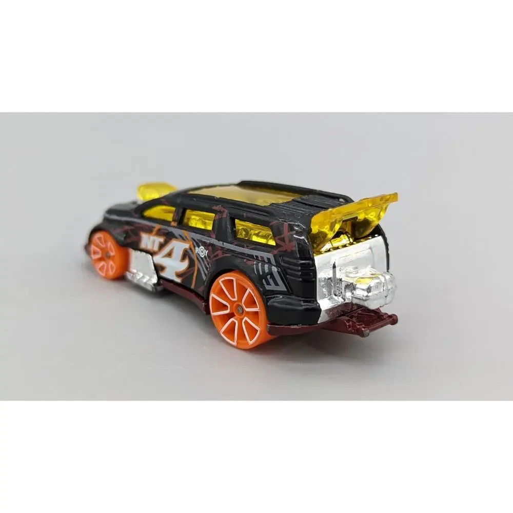 Mattel 2014 Hot Wheels Black Red Orange Nitro Tailgator 1:64 Diecast Car